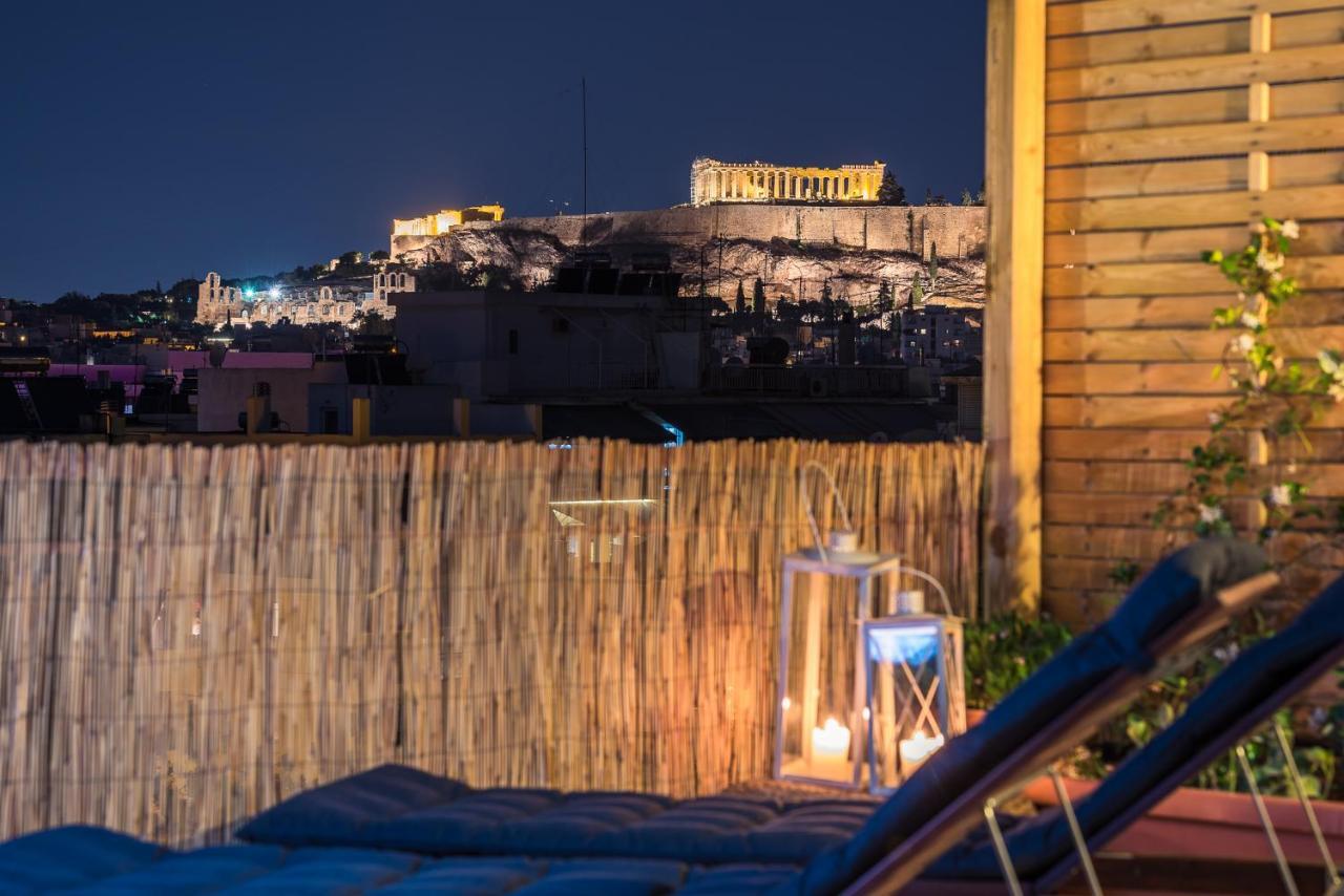 Acropolis View Under The Stars! Apartment Athens Ngoại thất bức ảnh