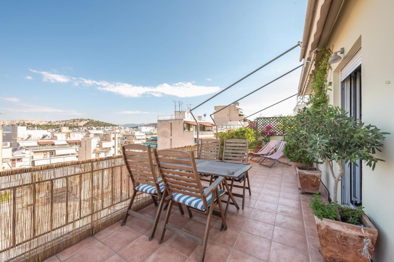 Acropolis View Under The Stars! Apartment Athens Ngoại thất bức ảnh